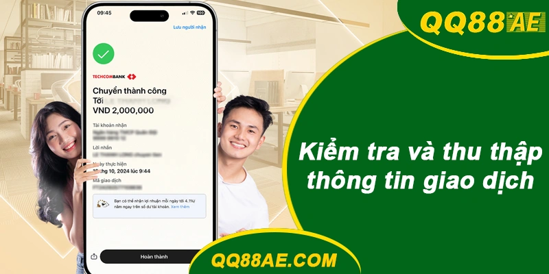 Ghi lại mã giao dịch và biên lai trong lịch sử QQ88